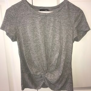 XS Aqua Knotted T-shirt